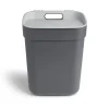 Poubelle de tri grise 10L