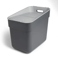 Poubelle de tri grise 20L