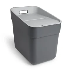 Poubelle de tri grise 20L
