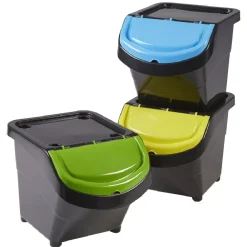 Poubelle empilable colorée petit modèle 20 L