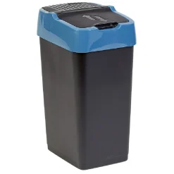 Poubelle 18L à couvercle basculant push up H43 cm