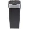 Poubelle 35L à couvercle basculant push up H51 cm