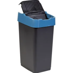 Poubelle 35L à couvercle basculant push up H51 cm