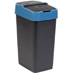 Poubelle 35L à couvercle basculant push up H51 cm