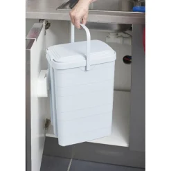 Poubelle nomade de porte avec fixation à clip 14 L