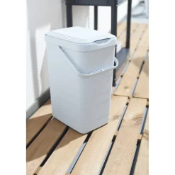 Poubelle nomade de porte avec fixation à clip 14 L