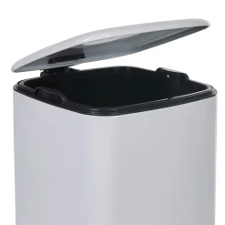 Poubelle pédale blanche 20 L