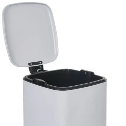 Poubelle pédale blanche 20 L