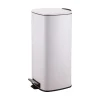 Poubelle pédale blanche 30 L