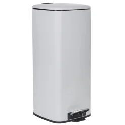 Poubelle pédale blanche 30 L