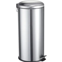 Poubelle ronde à pédale en fer 30 L