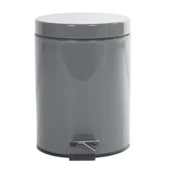 Poubelle ronde gris 5 L