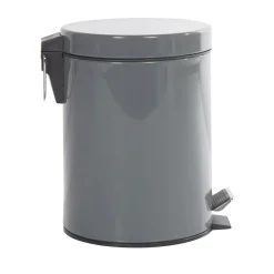 Poubelle ronde gris 5 L