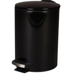 Poubelle salle de bain 3 L noire