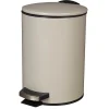 Poubelle salle de bain 3 L gris chaud