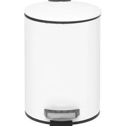 Poubelle salle de bain 3 L blanche