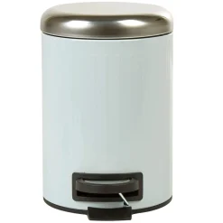 Poubelle salle de bain bleu clair 3 L