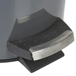 Poubelle salle de bain grise foncé 3 L