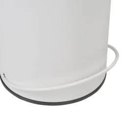 Poubelle salle de bain rond blanc 3 L