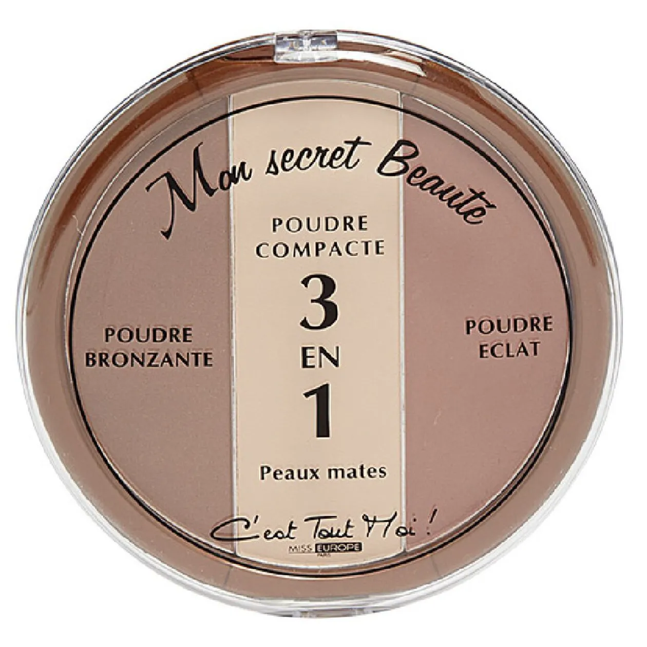 Poudrier 3 teintes secret de beauté