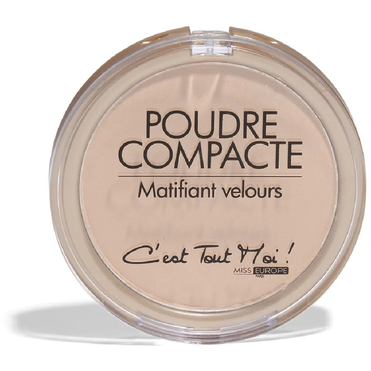 Poudrier rond sans miroir 4 teintes