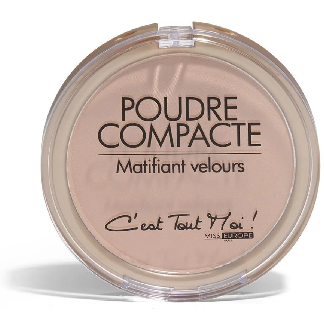 Poudrier rond sans miroir 4 teintes