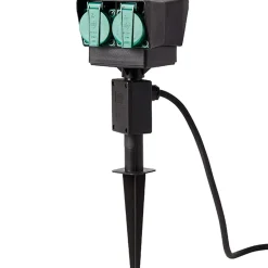 Prise de courant électrique à planter x4