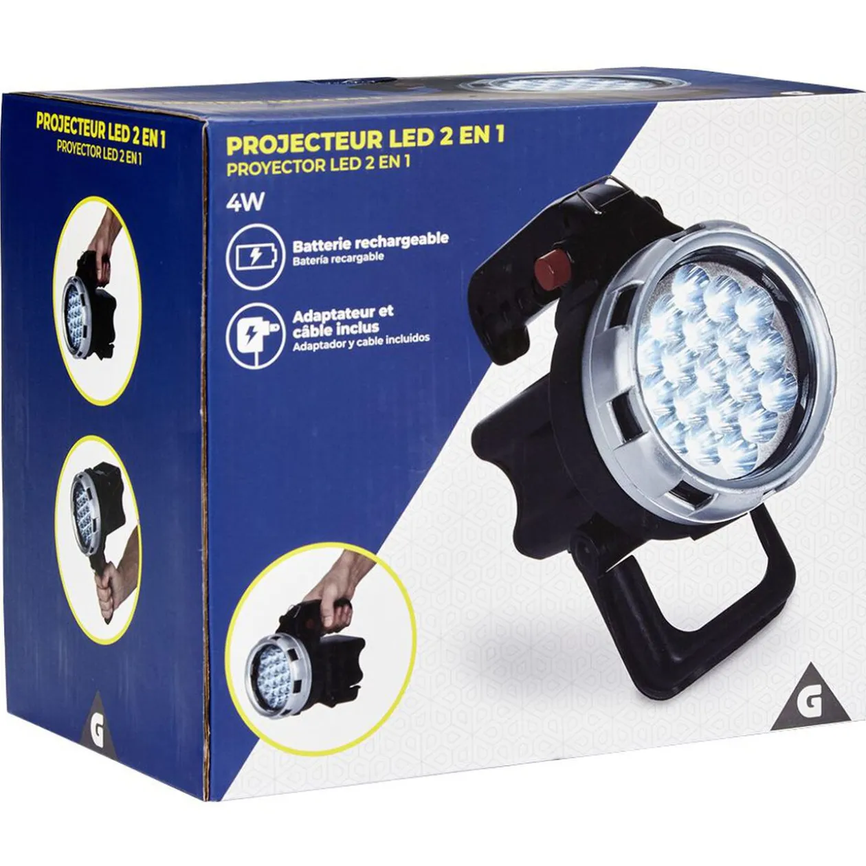 Projecteur LED rechargeable 170LM