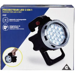 Projecteur LED rechargeable 170LM
