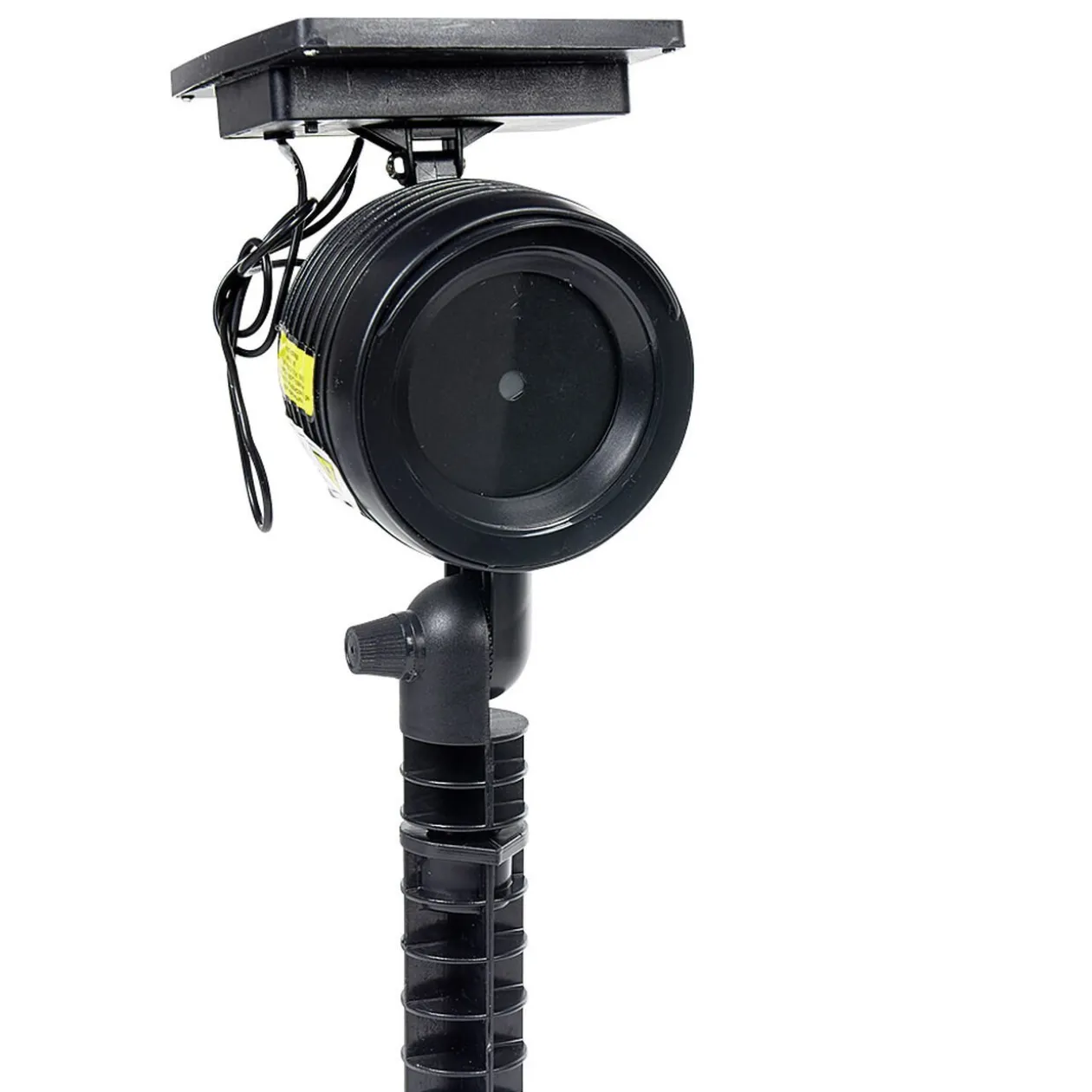 Projecteur led solaire laser fixe motif pois rouge