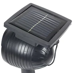 Projecteur led solaire laser fixe motif pois rouge