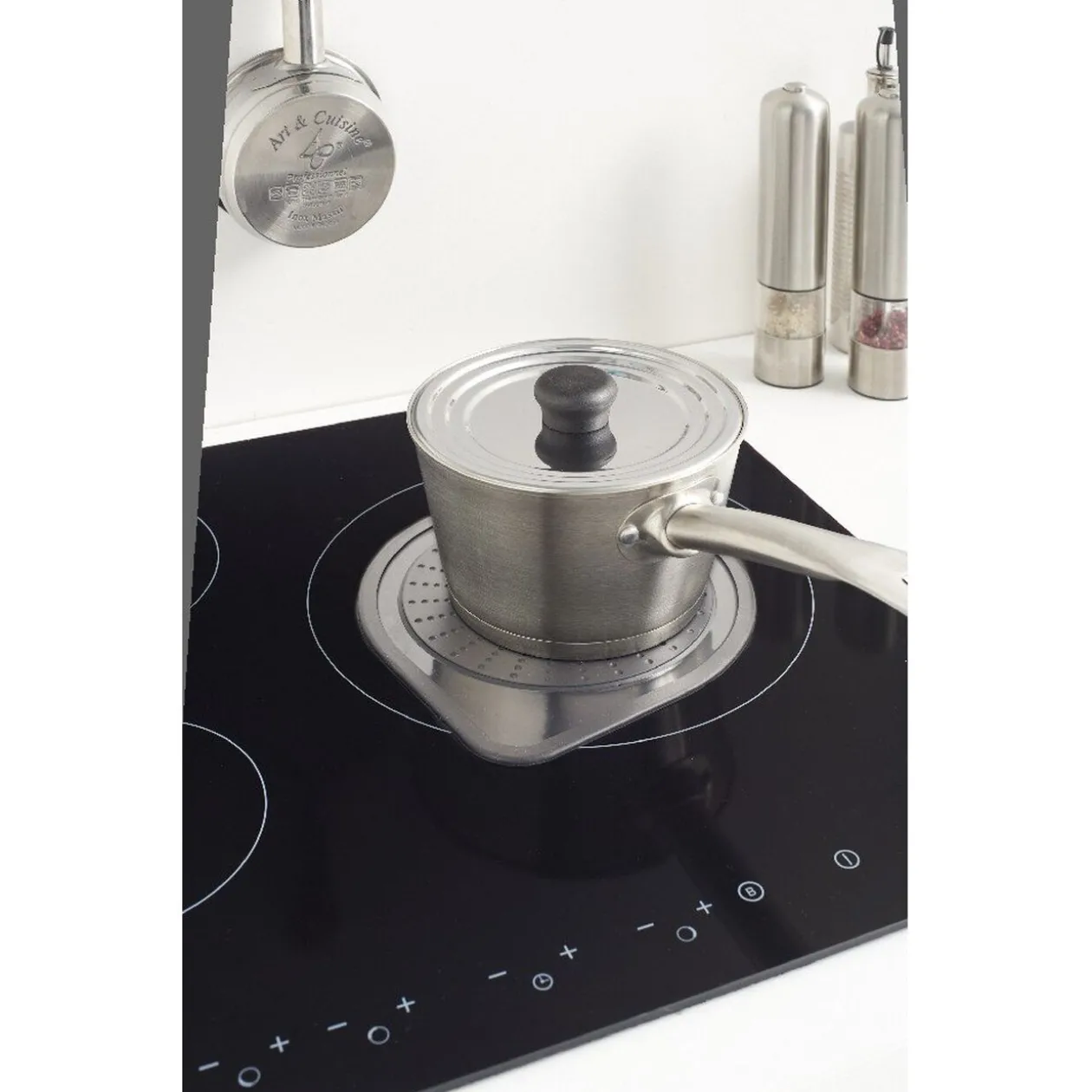 Protège plaque à induction noir