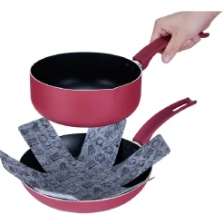 Protège poêle en feutrine x2