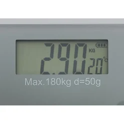 Pèse personne numérique gris écran LCD 180 kg