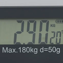 Pèse personne numérique noir écran LCD 180 kg