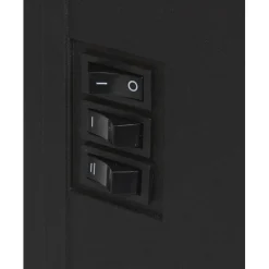 Radiateur effet cheminée décorative noire