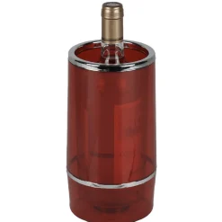 Rafraîchisseur à vin en plastique rouge
