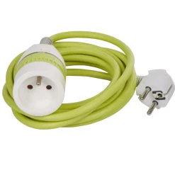 Rallonge 3 m interrupteur switch vert