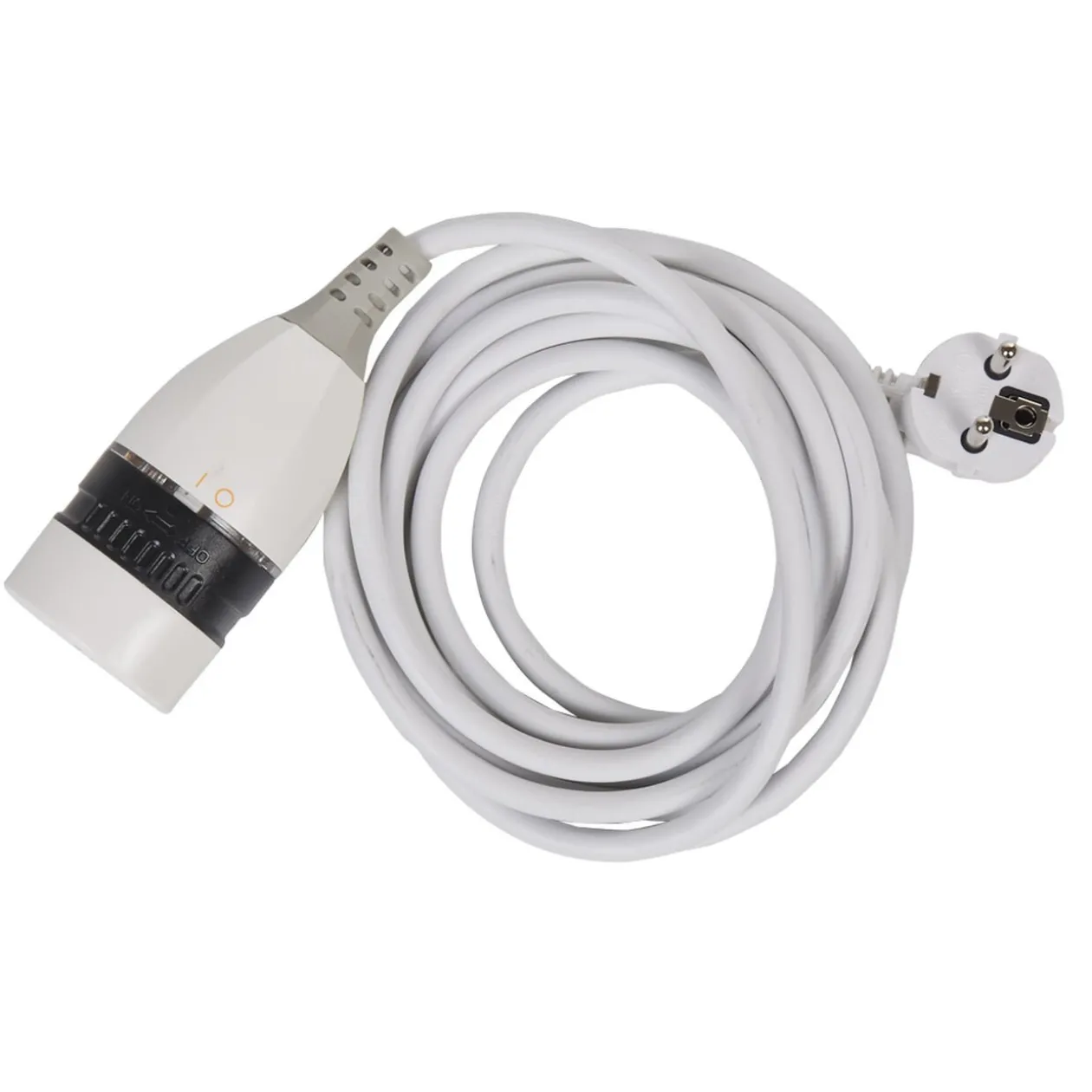 Rallonge 3 m interrupteur switch blanc