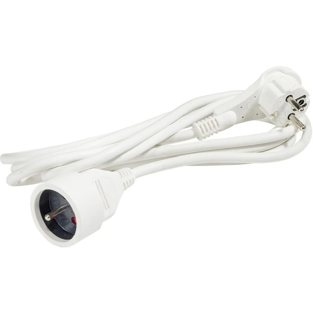 Rallonge fiche plate 3m blanc