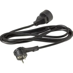 Rallonge électrique noire 16A 3m