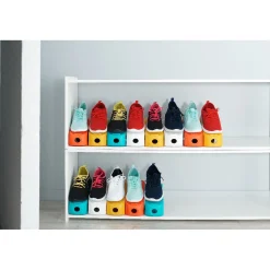 Range chaussure empilable noir x3