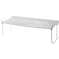 Range chaussure étagère blanche superposable