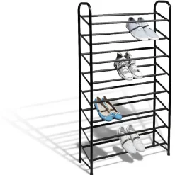 Range chaussures à 8 niveaux noir