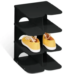 Range chaussures 4 paires noir