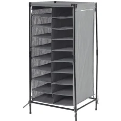 Range chaussures gris 18 paires