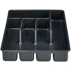 Range couverts gris foncé