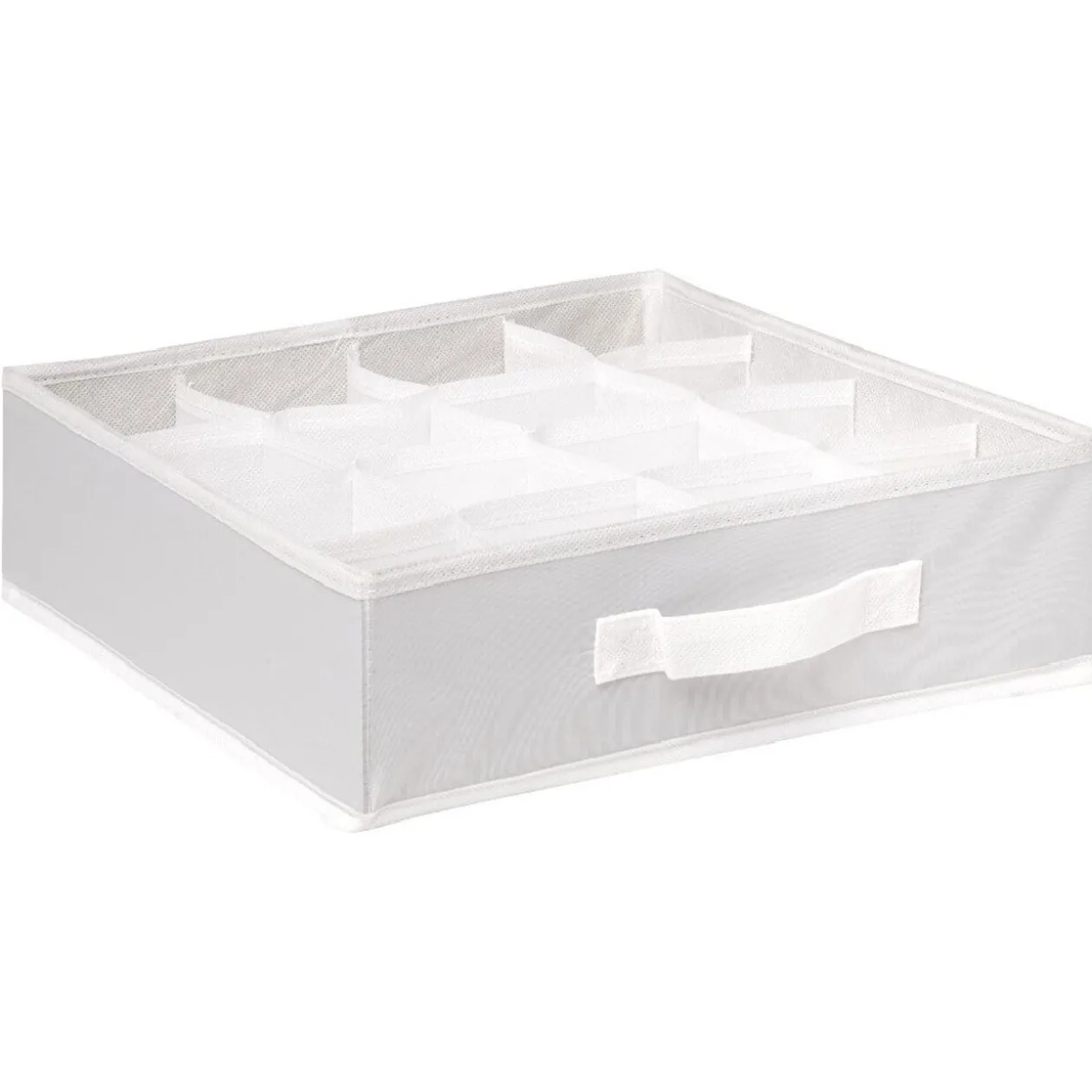 Range sous vêtements 16 compartiments blanc