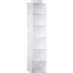 Range vêtements 6 compartiments