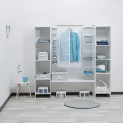 Range vêtements 6 compartiments